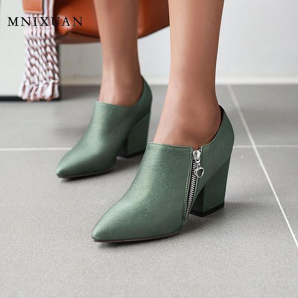 mnixuan fashion latest shoes for women pumps 2020 spring new pointed toe zipper thick high heels ladies office blue shoe size, Black
mnixuan fashion latest shoes for women pumps 2020 spring new pointed toe zipper thick high heels ladies office blue shoe size, Black