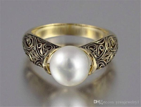 vintage s925 silver gold plated jewelry ring artificial white pearl women ring for wedding engagement casual size 5-12
vintage s925 silver gold plated jewelry ring artificial white pearl women ring for wedding engagement casual size 5-12