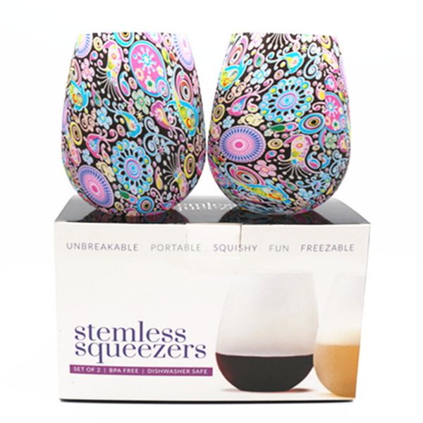 silicone wine glasses 2 pieces/set water bottle cups camouflage beer whiskey glass drinkware mugs stemless unbreakable with box package
silicone wine glasses 2 pieces/set water bottle cups camouflage beer whiskey glass drinkware mugs stemless unbreakable with box package