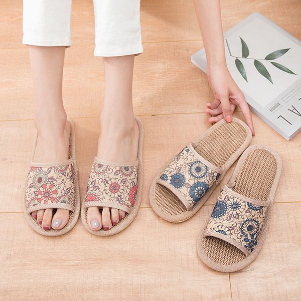 thick flower flax slippers summer home bedroom women and men's home slip-proof and wear-resistant cloth slippers, Black
thick flower flax slippers summer home bedroom women and men's home slip-proof and wear-resistant cloth slippers, Black