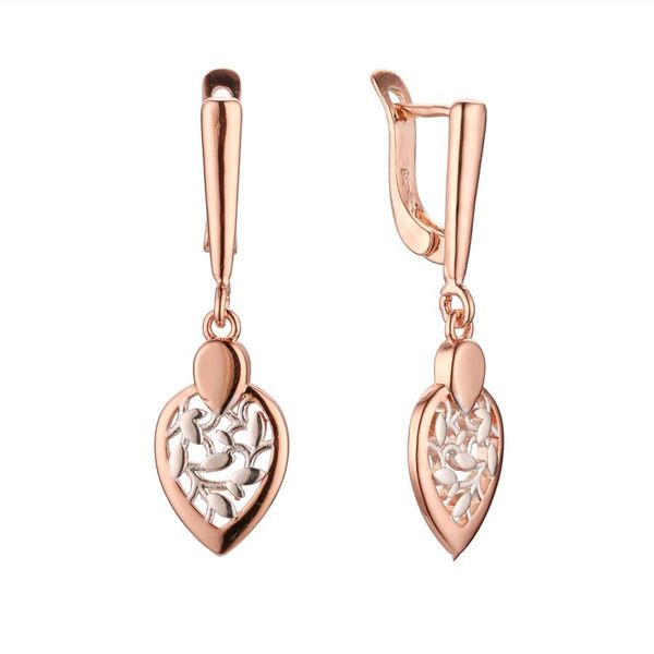 women long earring 585 gold color jewelry heart shape earring designs for lady, Golden
women long earring 585 gold color jewelry heart shape earring designs for lady, Golden