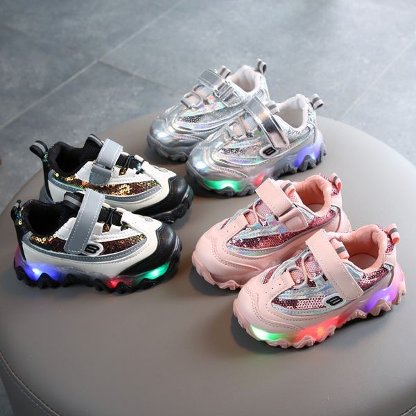 children's sports shoes spring autumn lights fashion boys girls wave bottom non-slip sequins breathable shoes led baby shoes9, Black;red
children's sports shoes spring autumn lights fashion boys girls wave bottom non-slip sequins breathable shoes led baby shoes9, Black;red