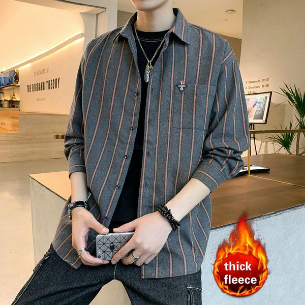 men's casual shirts loose plaid men autumn and winter 2021 mens plush thick rest multicolor long sleeve in fashion, White;black
men's casual shirts loose plaid men autumn and winter 2021 mens plush thick rest multicolor long sleeve in fashion, White;black