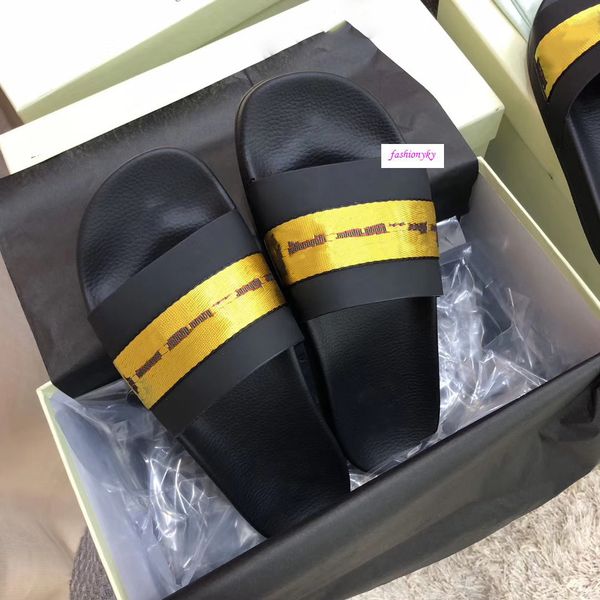new fashion designer off casual shoes indoor beach slippers white printing sweethearts shoes with box, Black
new fashion designer off casual shoes indoor beach slippers white printing sweethearts shoes with box, Black