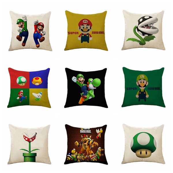 5pcs classic game colorful cartoon super mario pillowcases 45*45cm cushion cover kids party decor pillow case car sofa home
5pcs classic game colorful cartoon super mario pillowcases 45*45cm cushion cover kids party decor pillow case car sofa home