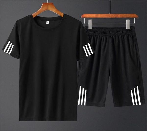 brand striped male designer tracksuits short pants two piece sets with pocket sports wear summer causal mens clothing, Gray
brand striped male designer tracksuits short pants two piece sets with pocket sports wear summer causal mens clothing, Gray