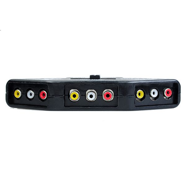 with cable switcher durable home portable dvd tv selector 3-input 1-output practical connecting av splitter
with cable switcher durable home portable dvd tv selector 3-input 1-output practical connecting av splitter