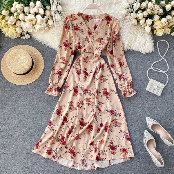 aibeautyer 2020 v neck spring floral print midi long dress vestido de fiesta casual party women elegant a-line tunic dress, Black;gray
aibeautyer 2020 v neck spring floral print midi long dress vestido de fiesta casual party women elegant a-line tunic dress, Black;gray