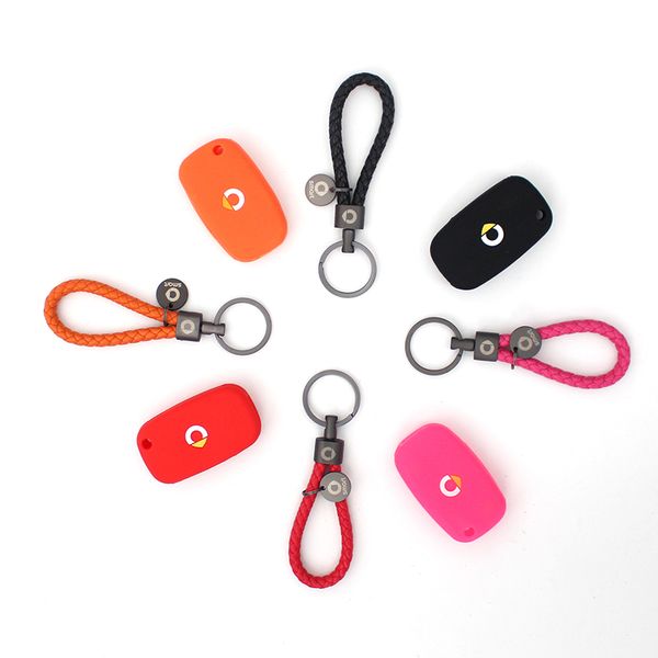 car folding key silicone case color logo decoration for new smart 453 forfour fortwo car remote control keychain accessories
car folding key silicone case color logo decoration for new smart 453 forfour fortwo car remote control keychain accessories