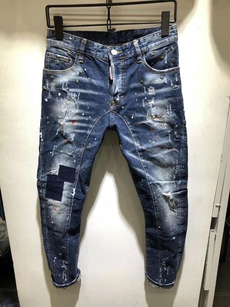 fashion hip hop patch men retro jeans knee rap hole zipped biker jeans men loose slim destroyed torn ripped denim man #86, Blue
fashion hip hop patch men retro jeans knee rap hole zipped biker jeans men loose slim destroyed torn ripped denim man #86, Blue