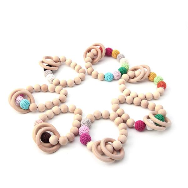 oppohere 1pc new natural round wood bracelet baby newborn mom kids wooden teether, Golden;silver
oppohere 1pc new natural round wood bracelet baby newborn mom kids wooden teether, Golden;silver