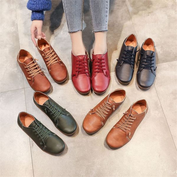 female large size 35-46 women shoes flat 100% authentic pu leather plain toe lace up ladies shoes flats woman moccasins footwear, Black
female large size 35-46 women shoes flat 100% authentic pu leather plain toe lace up ladies shoes flats woman moccasins footwear, Black