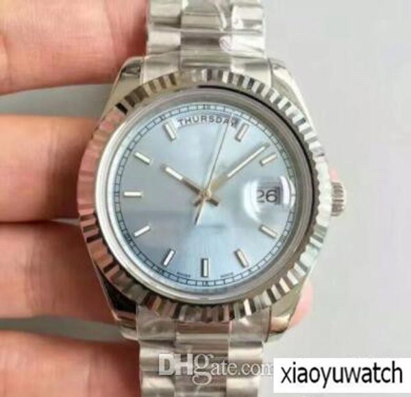 2018 New President Mens Watch Sweep Automatic Movement Mechanical Wathet face Date silver Stainess Sapphire Original Clasp Men Watches
2018 New President Mens Watch Sweep Automatic Movement Mechanical Wathet face Date silver Stainess Sapphire Original Clasp Men Watches