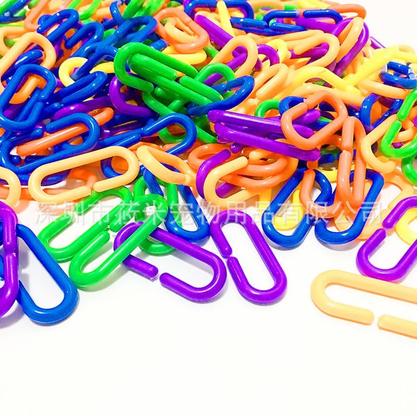 parrot c- plastic chain bird toys small pet bite toys diy material science 100 individual a pack self-styled bag
parrot c- plastic chain bird toys small pet bite toys diy material science 100 individual a pack self-styled bag