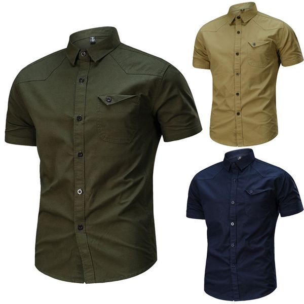 2019 fashion shirt short sleeved mens social business casual shirts soild color dress shirts men classic design vintage top, White;black
2019 fashion shirt short sleeved mens social business casual shirts soild color dress shirts men classic design vintage top, White;black
