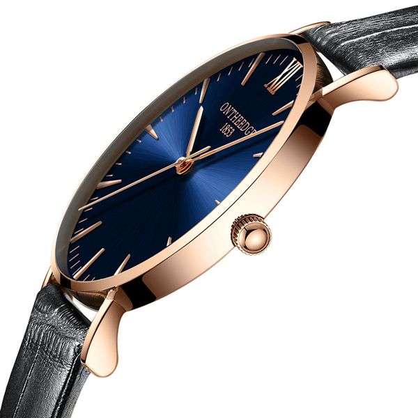 ontheedge brand men's quartz wrist watch genuine leather 6mm ultra-thin ultra watch waterproof rhinestones relogio masculino, Slivery;brown
ontheedge brand men's quartz wrist watch genuine leather 6mm ultra-thin ultra watch waterproof rhinestones relogio masculino, Slivery;brown