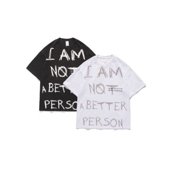 mens solid letter print loose summer t-shirts casual crew neck short sleeve tee male brief clothing, White;black
mens solid letter print loose summer t-shirts casual crew neck short sleeve tee male brief clothing, White;black