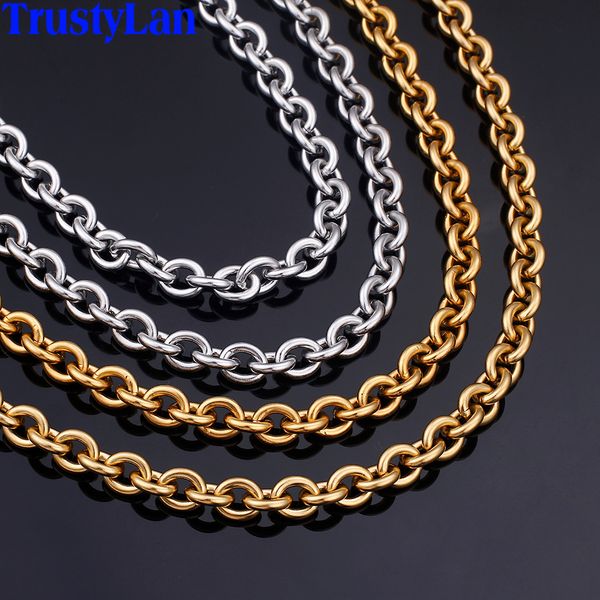 9.5mm fashion choker necklace men women silver/gold color tone stainless steel rolo o link chain custom necklace jewelry 45/50cm
9.5mm fashion choker necklace men women silver/gold color tone stainless steel rolo o link chain custom necklace jewelry 45/50cm