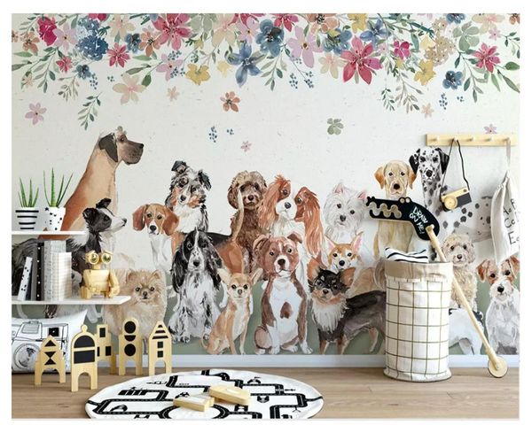 wellyu nordic fashion character wall paper creative cute group of puppies floral children's room background 3d wallpaper3d
wellyu nordic fashion character wall paper creative cute group of puppies floral children's room background 3d wallpaper3d