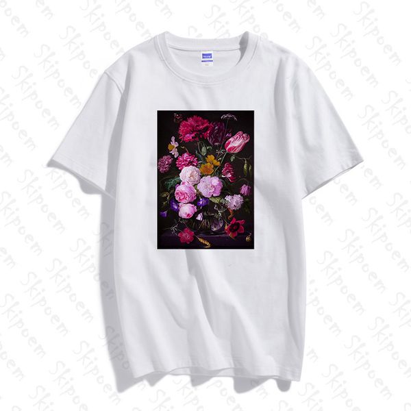 classical flower art women tshirt vintage punk aesthetic tumblr plus size short sleeve skipoem cotton tees tee shirt femme, White
classical flower art women tshirt vintage punk aesthetic tumblr plus size short sleeve skipoem cotton tees tee shirt femme, White