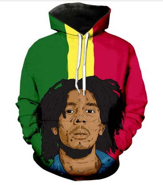 release new fashion man women designer perfect harajuku style bob marley 3d print long sleeve hoodies casual sportswear r0482, Black
release new fashion man women designer perfect harajuku style bob marley 3d print long sleeve hoodies casual sportswear r0482, Black