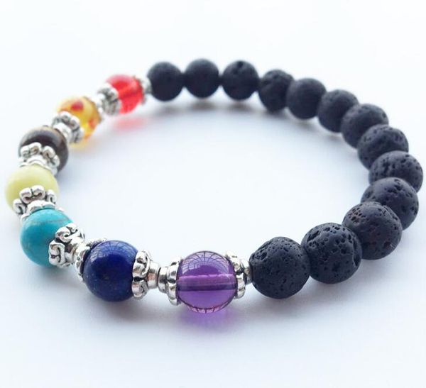 6 styles natural black lava stone bracelets 7 reiki chakra healing balance beads bracelet for men women stretch yoga jewelry
6 styles natural black lava stone bracelets 7 reiki chakra healing balance beads bracelet for men women stretch yoga jewelry