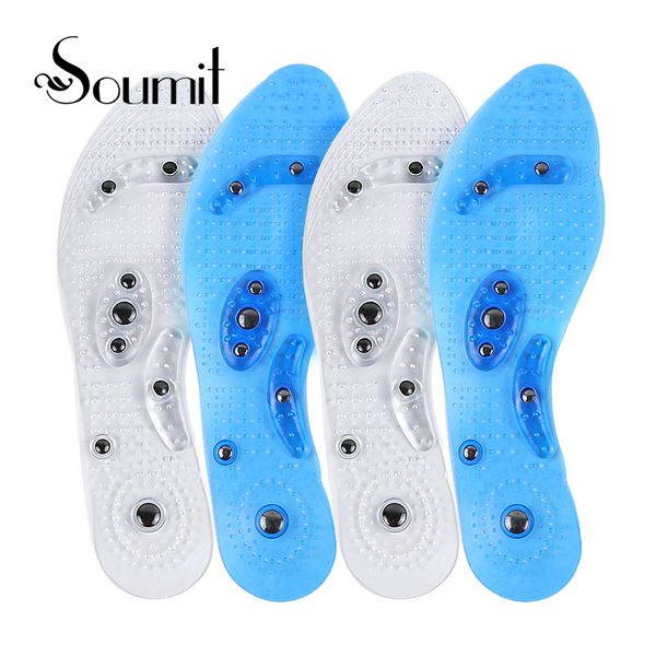 soumit men women magnetic therapy massage insoles weight loss acupressure promote blood circulation transparent shoe sole pads, Black
soumit men women magnetic therapy massage insoles weight loss acupressure promote blood circulation transparent shoe sole pads, Black