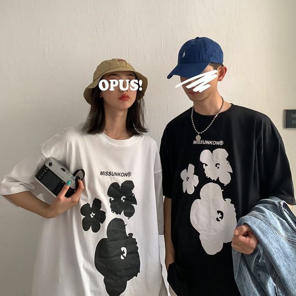 2020 hong kong style new flower couple class clothes guochao street round neck men's t-shirt harajuku personalized printed short sleeve, White;black
2020 hong kong style new flower couple class clothes guochao street round neck men's t-shirt harajuku personalized printed short sleeve, White;black