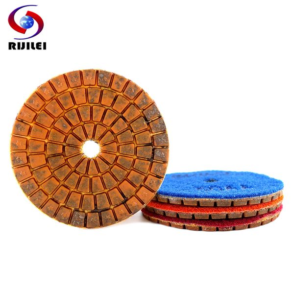 rijilei 4pcs 80mm diamond polishing pads 3inch wet copper bond polishing pad for granite marble concrete floor grinding disc
rijilei 4pcs 80mm diamond polishing pads 3inch wet copper bond polishing pad for granite marble concrete floor grinding disc