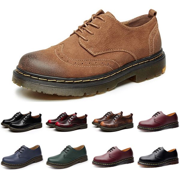 2020 designer casual shoes men leather black white blue brown business fashion platform flat party mens trainers sneaker size 38-45 color10
2020 designer casual shoes men leather black white blue brown business fashion platform flat party mens trainers sneaker size 38-45 color10