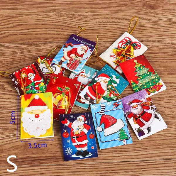 new fashion 12pcs santa claus mini greeting card folding xmas holiday tree hanging ornaments message blessing festival post card
new fashion 12pcs santa claus mini greeting card folding xmas holiday tree hanging ornaments message blessing festival post card