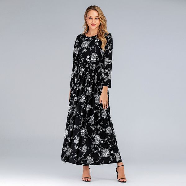 new women long sleeved swing dress xl-6xl plus size floral print round neck evening party dress, Red
new women long sleeved swing dress xl-6xl plus size floral print round neck evening party dress, Red