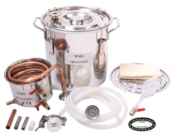 10l~100 litres new diy home brew distiller alambic moonshine alcohol still stainless copper water wine essential oil brewing kit
10l~100 litres new diy home brew distiller alambic moonshine alcohol still stainless copper water wine essential oil brewing kit