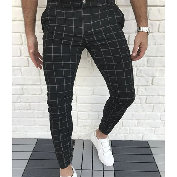 casual style plaid fashion pants mens natural color panelled pants pencil men designer capris clothes gaabr, Black
casual style plaid fashion pants mens natural color panelled pants pencil men designer capris clothes gaabr, Black