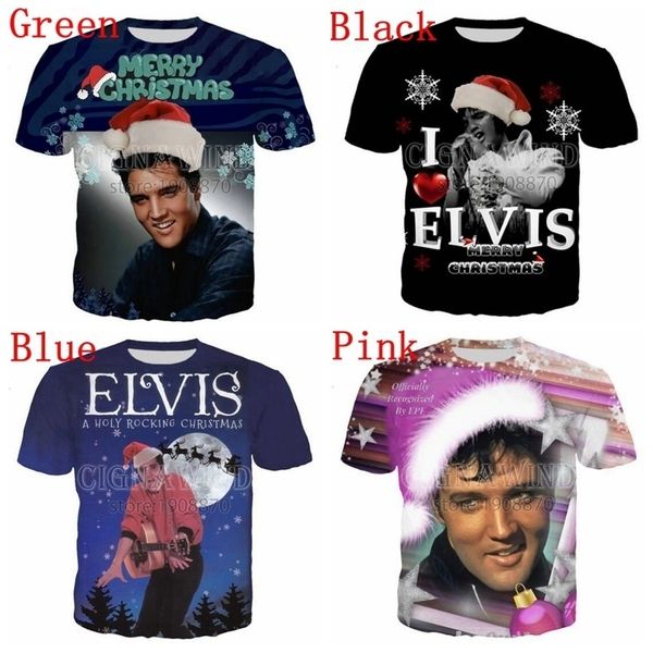 new fashion women/men merry christmas elvis presley funny 3d print casual t-shirt, White;black
new fashion women/men merry christmas elvis presley funny 3d print casual t-shirt, White;black