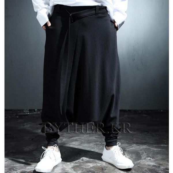 27-46 новый 2018 мужская одежда gd fashion hair stylist street low crotch брюки повседневные шаровары culotte плюс размер костюмы, Black
27-46 новый 2018 мужская одежда gd fashion hair stylist street low crotch брюки повседневные шаровары culotte плюс размер костюмы, Black