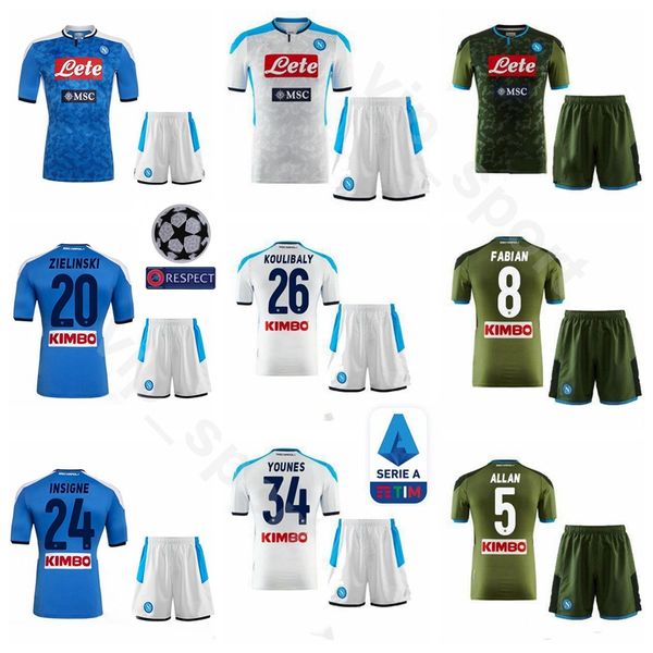 ssc napoli 2019 2020 soccer 24 lorenzo insigne jersey set 99 arkadiusz milik 14 dries mertens 25 david ospina football shirt kits uniform, Black
ssc napoli 2019 2020 soccer 24 lorenzo insigne jersey set 99 arkadiusz milik 14 dries mertens 25 david ospina football shirt kits uniform, Black
