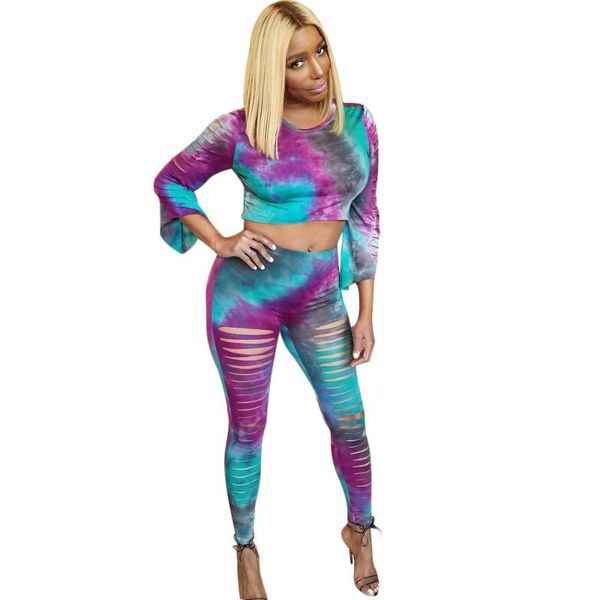 adogirl 2020 new women casual tracksuit skinny ripped tie dye print two pieces set short t-shirt and pencil pants suit, White
adogirl 2020 new women casual tracksuit skinny ripped tie dye print two pieces set short t-shirt and pencil pants suit, White