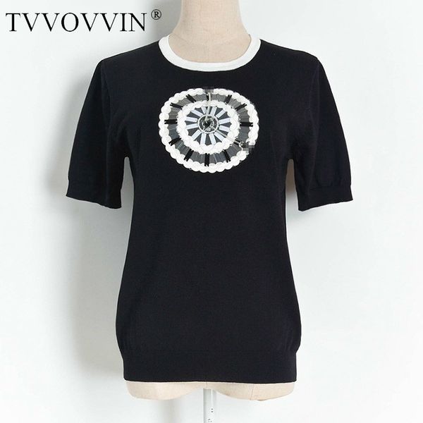 2020 thin summer t shirt harajuku women o-neck knitted runway short sleeve tees white beading 3d clock shirt femme casual n031
2020 thin summer t shirt harajuku women o-neck knitted runway short sleeve tees white beading 3d clock shirt femme casual n031