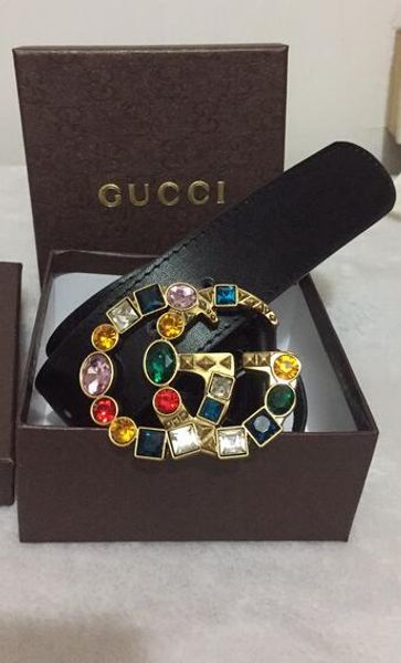Hot BLACK pearl buckle womens Leather belt with Colorful crystal Double buckle Women riem styles ceinture with box for gift 7299
Hot BLACK pearl buckle womens Leather belt with Colorful crystal Double buckle Women riem styles ceinture with box for gift 7299