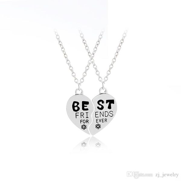 2019 new fashion friends forever engraved bff friendship necklace for 2 broken heart puzzle pendant necklace jewelry, Silver
2019 new fashion friends forever engraved bff friendship necklace for 2 broken heart puzzle pendant necklace jewelry, Silver