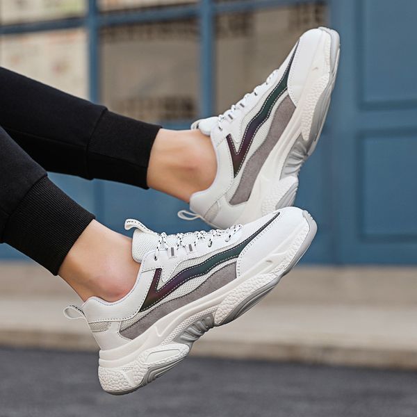 sneakers men's casual shoes fashion breathable air cushion walking sport shoes tricolor men's sports casual, Black
sneakers men's casual shoes fashion breathable air cushion walking sport shoes tricolor men's sports casual, Black
