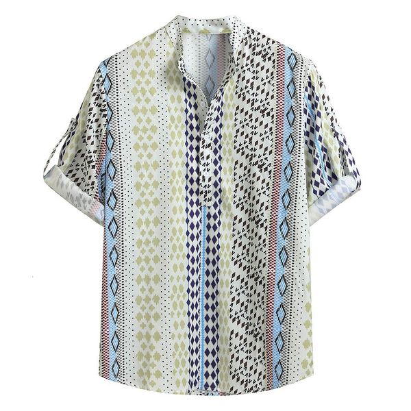 beach hawaiian shirts men streetwear camisa mens loose multi color lump chest half sleeve stand collar round hem shirts -3xl, White;black
beach hawaiian shirts men streetwear camisa mens loose multi color lump chest half sleeve stand collar round hem shirts -3xl, White;black
