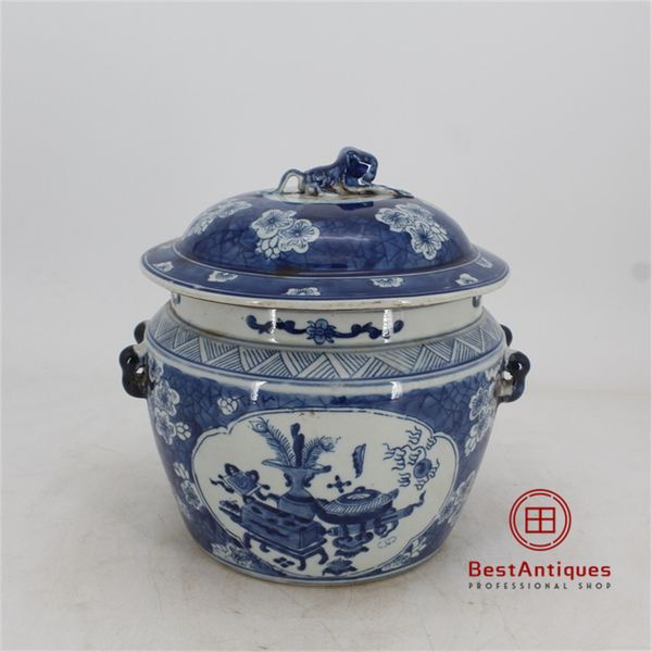 qing dynasty blue and white ice plum jar antique pots flower vase antique vase decoration porcelain collection home decor
qing dynasty blue and white ice plum jar antique pots flower vase antique vase decoration porcelain collection home decor