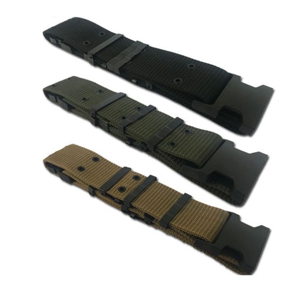 new army style combat belts quick release tactical belt fashion men canvas waistband outdoor hunting 3 colors 130cm, Black;brown
new army style combat belts quick release tactical belt fashion men canvas waistband outdoor hunting 3 colors 130cm, Black;brown