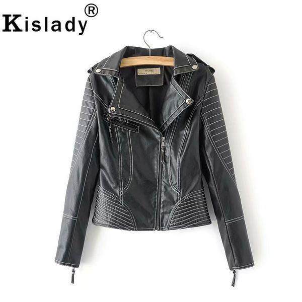2019 new women's black pu leather jacket cool patchwork motorcycle faux leather jacket fall winter gothic coat fashion outwear
2019 new women's black pu leather jacket cool patchwork motorcycle faux leather jacket fall winter gothic coat fashion outwear