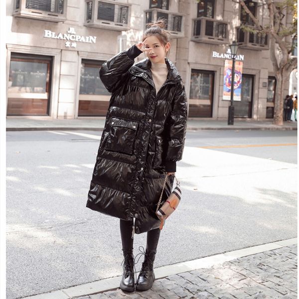 2019 модные куртки пальто женщин капюшоном теплый ветровки bio fluff parka пальто высокое качество женский новая зимняя коллекция, Black
2019 модные куртки пальто женщин капюшоном теплый ветровки bio fluff parka пальто высокое качество женский новая зимняя коллекция, Black