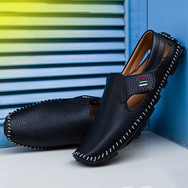summer hollow breathable casual moccasins for men loafers flats slip on shoes driving boats men shoes plus size 38-48, Black
summer hollow breathable casual moccasins for men loafers flats slip on shoes driving boats men shoes plus size 38-48, Black