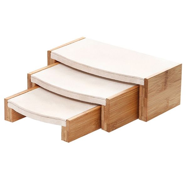 bamboo wood necklace ring jewelry jade counter display stool 3 pieces suit high & low cabinet jewelry display stand rack, Pink;blue
bamboo wood necklace ring jewelry jade counter display stool 3 pieces suit high & low cabinet jewelry display stand rack, Pink;blue