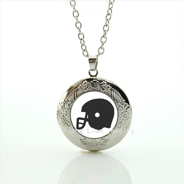 trendy formal popular jewelry locket necklace american sport rugby jewelry football black helmet accessory for men and womennf082, Silver
trendy formal popular jewelry locket necklace american sport rugby jewelry football black helmet accessory for men and womennf082, Silver